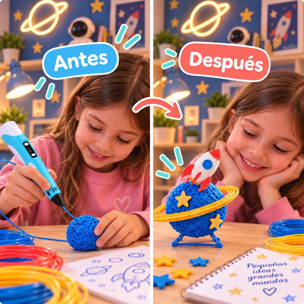 Bolígrafo 3D Creativo PequePlanets™